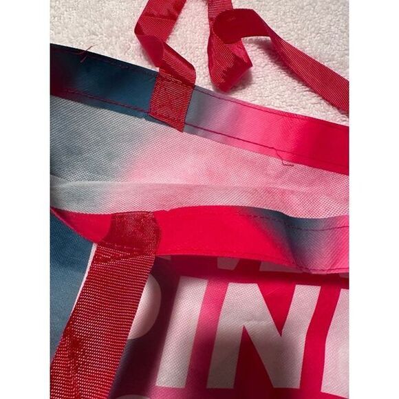 NEW A Very PINK Holiday Victoria's Secret Reusable Shopping Tote - Picture 4 of 4